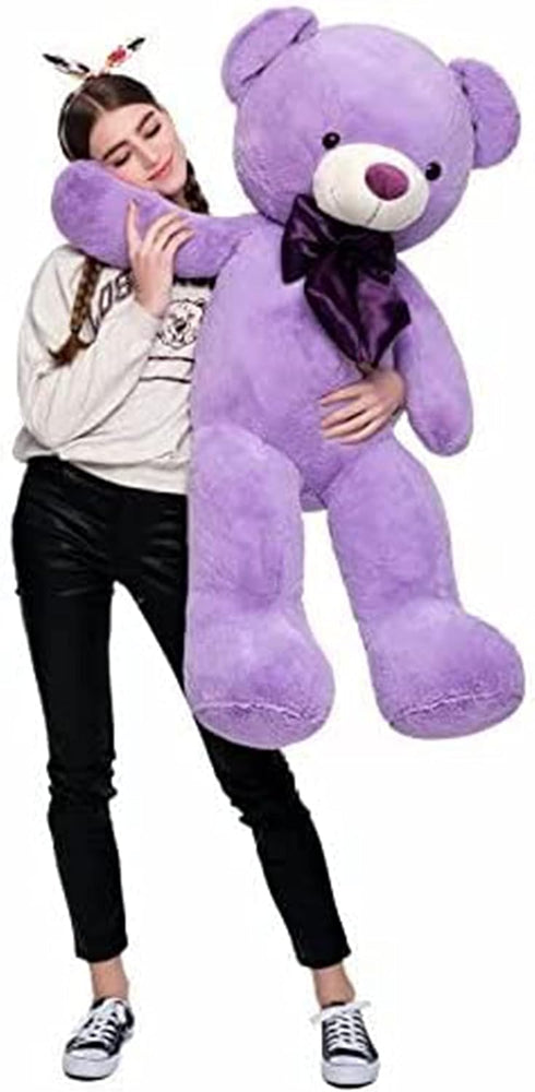 Giant Teddy Bear Plush Stuffed Animals 47 Inch | Purple for Girlfriend or Kids