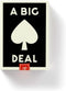 Brass Monkey A Big Deal Giant Playing Cards – 54 Vintage Design Cards, Each 4.5" x 7", Matchbox Style Box