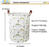 NTAOHAMPER Dinosaur Laundry Hamper, laundry Basket, Waterproof Storage Bin for Bedroom, Clothes Organizer Basket, Room