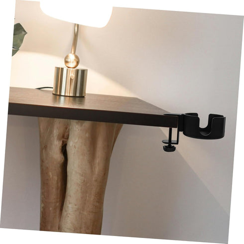 PRETYZOOM Clip Desk Cup Holder Sturdy Table Side Clamp for Multi-use for Office Gaming Desks and Classrooms Convenient