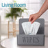 Singhoow 3 Pack Baby Wipes Dispenser Holder Wipe Container for Bathroom with Lid Toilet Tissue Paper Storage Refillable