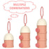 Accmor 3 Formula Dispenser On The Go, Layers Stackable Formula Container to Go, Non-Spill Portable Milk Powder Baby