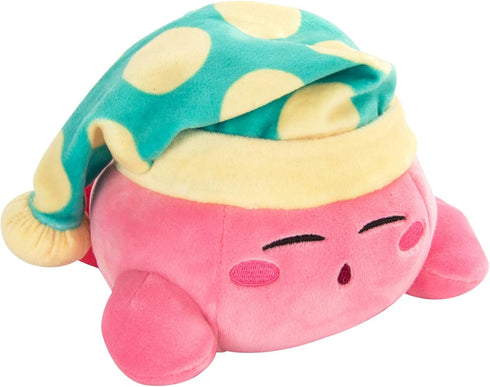 Club Mocchi Mocchi Kirby Plush - Sleeping Kirby Plushie - Squishy Plush - Easter Basket Stuffers - 6 Inch