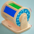 Tummy 1-3 Dailyfunn Montessori Toys Wooden Spinning Drum Time Floor Mirror Toy for Babies Toddlers Years Old