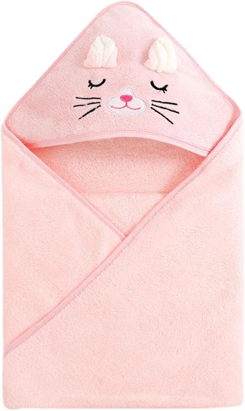 Generic 31 31in Hooded Baby Towel, Baby Bath Towel Hooded Bath Blanket, Baby Cotton Animal Face Hooded Towel, Absorbent