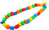 (60 Beads,4 Lacing Beads for Toddlers Stringing Strings) -Educational Montessori Preschool Activities,Toddler Sensory