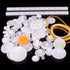 Set, 75Pcs QY12 Plastic Gear Single Double Reduction Gear Worm Gear for DIY Car Robot