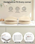 28"16", Baby Changing Pad, Waterproof Wipe-Clean PU Leather with High-Density Foam, Non-Slip Contoured Cushioned Edges