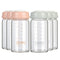 COMI Wide Neck Glass Breastmilk Collection n Storage Bottle, 6 Packs, 8oz