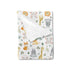 Jungle Safari Animals Baby Blanket for Boy Girl - Flannel Swaddle Blanket with Elephant Lion Giraffe Hippo Fox 30x40