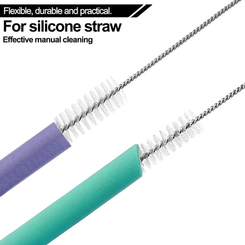 KEUYE 40/30/20 oz 10mm (5Pcs) Stanley Straw Cleaner Brush, Reusable Extra Long for Stanley Mug, Wide Drinking Straws