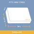 Simmons 4-inch Kids Quiet Nights Breathable Mini Crib Mattress with Removable/Machine Washable Cover - GREENGUARD Gold