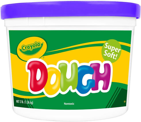 Crayola Dough - Purple (3lb), Bulk Modeling Dough for Kids, Clay Alternative, Resealable Tub, Ages 3+, Great for Kids Arts & Crafts by Crayola