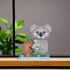 Set, 3D Bricks,1000 KLJM-07 Larcele Animal Series Micro Building Blocks Animal DIY Mini Building Toy Pieces (Koala)