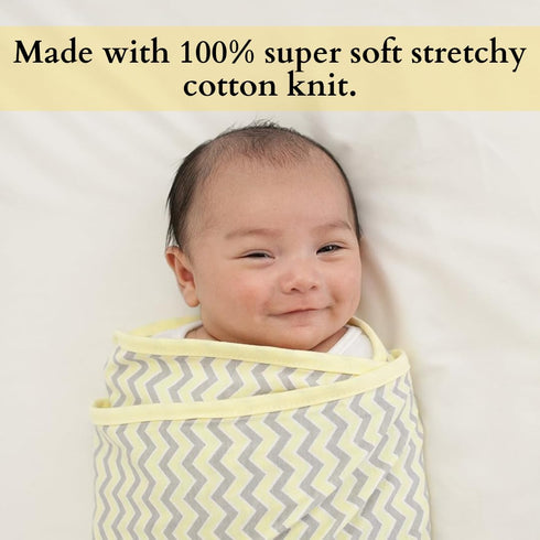 Cozy 100% Pack 2 1 Soft Muslin Blankets & Swaddle Wrap Bundle Newborn Baby Sleep Essentials Cotton for Nursery