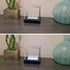 Newton's Cradle Balance Ball LED Light Up Pendulum Balls, Physics Science Ornaments for Desk Decoration