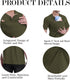 Jefuzh Mens Baby Carrier Shirt, Kangaroo Shirt for Dad and Baby V Neck Short Sleeve Kangaroo T Shirt for Dad