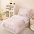 4 Set Set PERFEMET Piece Toddler Girl Bedding Space Theme Pink Toddler Bed with Sheets Soft Reversible Astronaut
