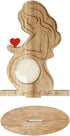 Generic Ultrasound Photo Frame In Wood Sonogram Picture Holder With Stylish Design, Pregnancy Announcements Keepsakes |