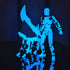 masijssa 13 T13 3D Set Dummy 13 Titan Action Figures (Grow in The Dark Blue) Action Figure Already Assembled Robot Nova