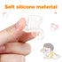 FENICAL 10 Pieces Silicone Adapter Rings Baby Holder and Clip MAM-Compatible (Soft &Transparent)