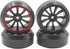 4Pack Vgoohobby RC Drift Wheels and Tires Set, Compatible with Traxxas HSP Tamiya Kyosho 1/10 RC Car