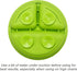 PandaEar Divided Unbreakable Silicone Baby and Toddler Plates - 3 Pack, Non-Slip, Dishwasher and Microwave Safe