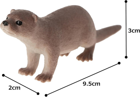 MOJO Realistic Otter Hand Painted Toy Figurine International Wildlife