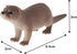 MOJO Realistic Otter Hand Painted Toy Figurine International Wildlife