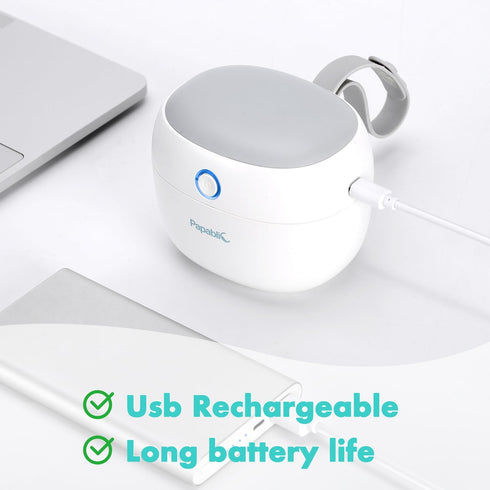 99.99% 59 Papablic Portable Pacifier Sanitizer, UV Light Sanitizer Case On The Go for Baby Health, USB Rechargeable