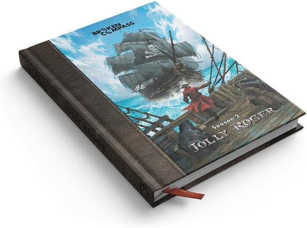 CMON Broken Compass Jolly Roger - Season 2 Rulebook, Fun RPG for Kids and Adults, 2-5 Players, 120+ Min Playtime, Ages