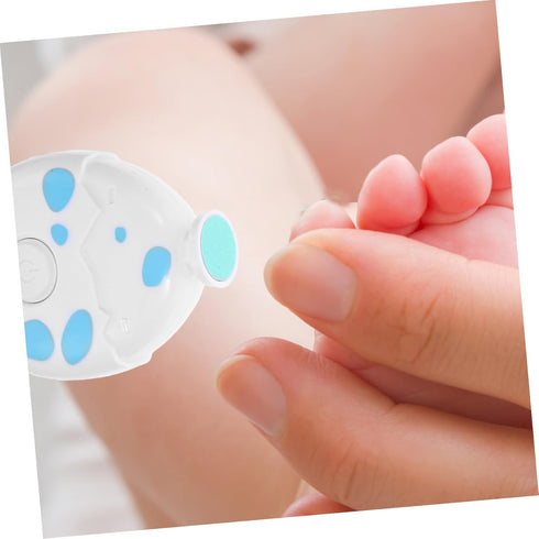 Trimmer TOYANDONA Electric Nail for Infants Cartoon Dinosaur Design Safe Baby Nail Polisher Grinding Pads for Newborns