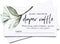 Bliss Collections Diaper Raffle Tickets for Baby Shower, Rustic Greenery, 50 Cards