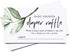 Bliss Collections Diaper Raffle Tickets for Baby Shower, Rustic Greenery, 50 Cards