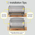 3mm 4FS 3 4 BreathableBaby Breathable Mesh Liner for Full-Size Cribs, Classic Mesh, Gray Clover (Size Covers or Sides)