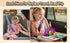 Jollynamy 3-5,Travel -36PCS Mini Magnetic Tiles with Iron Box for Kids Ages Magnet Mini Building Blocks Plane Toys