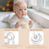 Cathill 8m+, 4 Pack Straw Sippy Cup Conversion Kit for Dr Browns Wide-Neck Baby Bottles, Sippy Cups Transition Kit