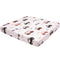 Cloele Square Playard/Playpen Fitted Sheets,Square Pack and Play Crib Sheets,Ultra Soft Polyester