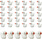 Pack of 36 Tiny Ducks, Little Plastic Mini Resin Ducks for Garden Decorations, Dollhouse Miniatures, Crafts