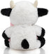 10'' Cow Stuffed Animal Baby Cow Plush with Big Bow Tie Cute Plush Toy Gift for Kids