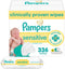 Pampers Baby Wipes, Sensitive, Water Based Wipe, Clinically Proven, Hypoallergenic, and Unscented