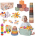 Majabike Baby Toys 6 to 12 Months 7 in 1 Montessori Teething Toys