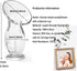 4oz/100ml Silicone Manual Breast Pump - Capacity, Food Grade, Soft Bottle for Gentle Breast Milk Collection