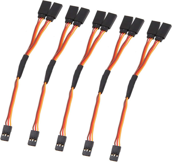 5pcs 150mm Y Type Extended Line Lead Wire Cable for Futaba JR Y Harness Servo Extension