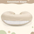 Hooyax Baby Muslin Nursing Pillow Cover and Waterproof Nursing Pillow Cover, Soft and Stretchy Feeding Nursing Covers