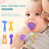 Teething Toys for Babies 0-6 Months, Silicone Baby Teether Toys, Molar Hammer Wrench Spanner Pliers Shape for Boys Girls