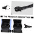 3pcs Stroller Cart Connector, Automotive Connectors for Twin Stroller Universal Adjustable Stroller Accessories