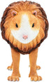 Randimals Lion Figurine Toy - 5” Premium Hard Rubber Animal Action Figure for Adventure & Imagination