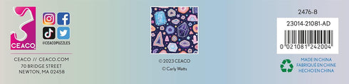 Ceaco Foil Puzzle - Geode Sky 500 Piece Jigsaw Puzzle