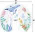 Colorful Ocean Animals Baby Nursing Pillow Covers for Boy Girl Whale Turtle Jellyfish Sea Horse Weeds Nursery
